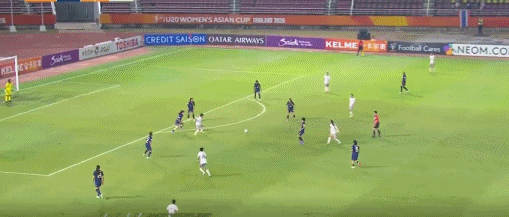 米兰体育登录入口-半场：U20中国女足1-0泰国女足，肖亚飞破门，曾雨佳好球被吹